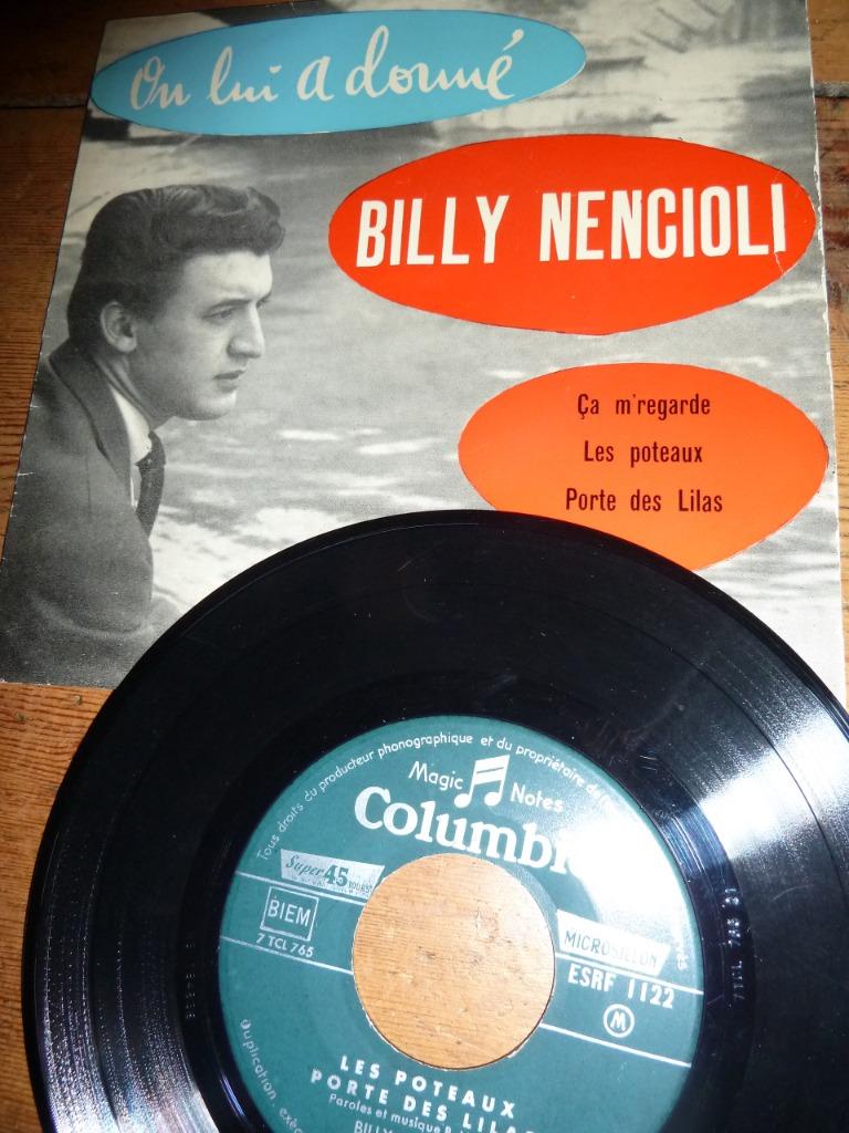 EP BILLY NENCIOLI On Lui A Donné Ça M'regarde 1957, Envoi