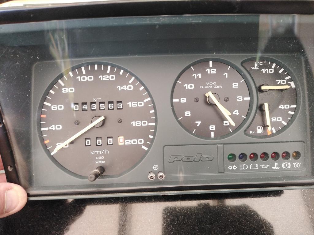 compteur vw polo 86c 43563 km, Ophalen of Verzenden, Gebruikt, Volkswagen