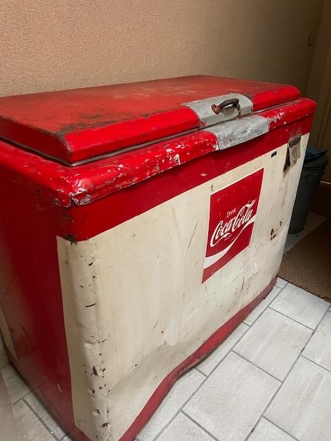 Coca Cola vintage freeser, Ophalen