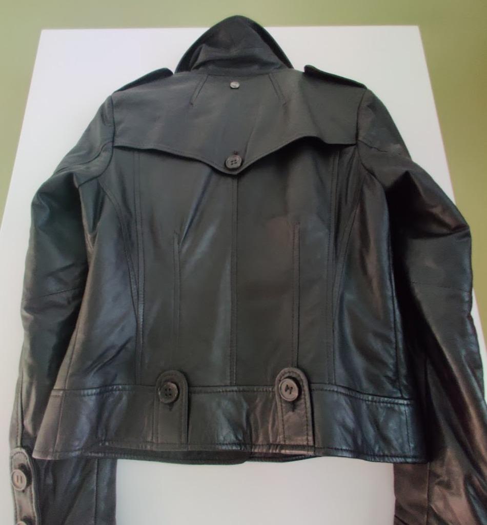 lederen jas Biker Jack zwart lamsleer McGregor maat 40., Ophalen of Verzenden, Maat 38/40 (M), Zwart