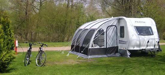 Voortent Ventura Basic X Large, Caravans en Kamperen, Ophalen, Zo goed als nieuw, Isabella