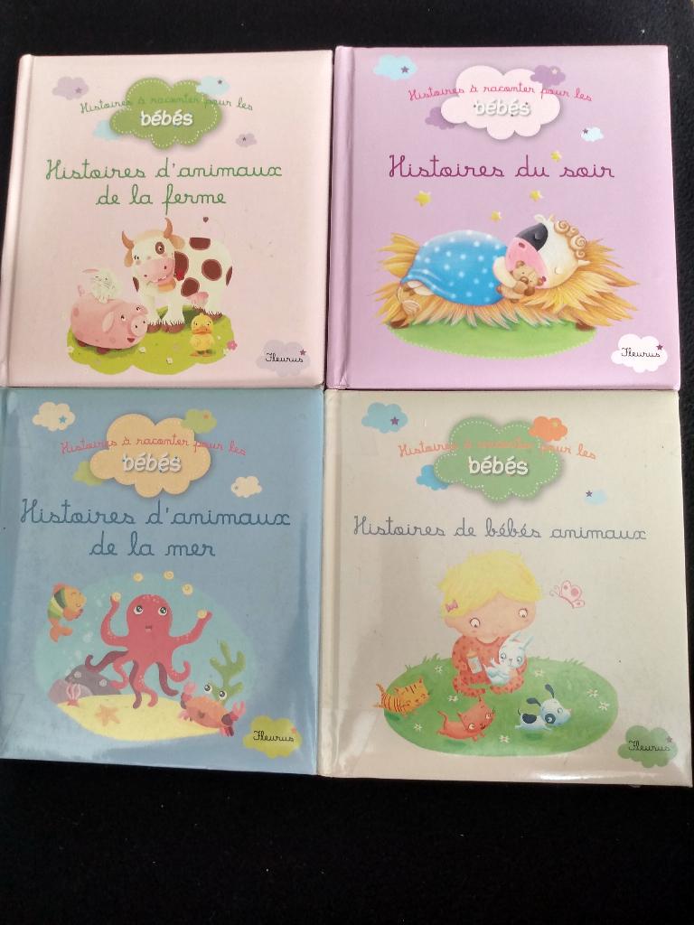 4 livres pour bébés de Fleurus, Livres, Livres pour enfants | 0 an et plus, Utilisé, 6 à 12 mois, Enlèvement