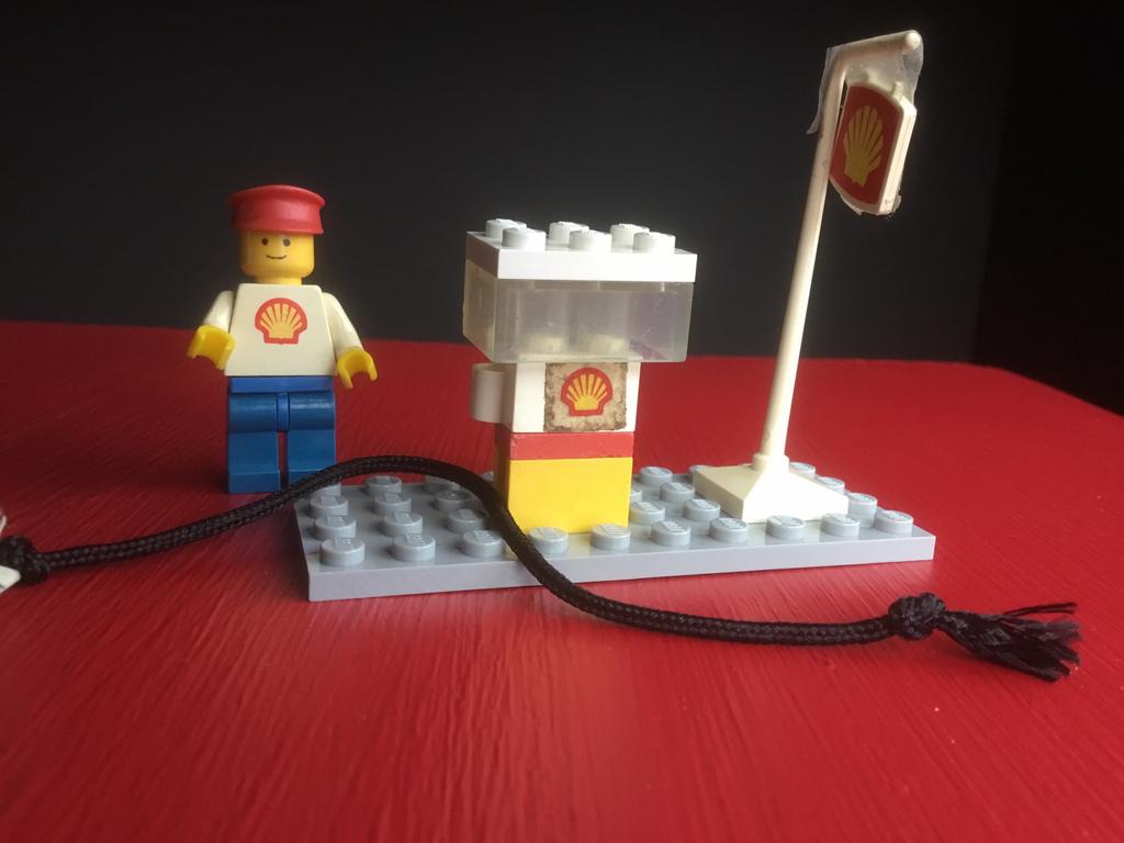 Lego 601: Shell- tankstation, Enlèvement ou Envoi, Utilisé, Ensemble complet, Lego