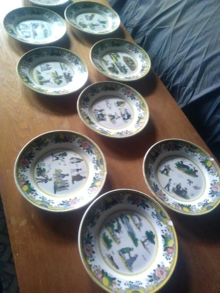 Ancienne assiette 'rebus 'choisy le roi, Ophalen of Verzenden