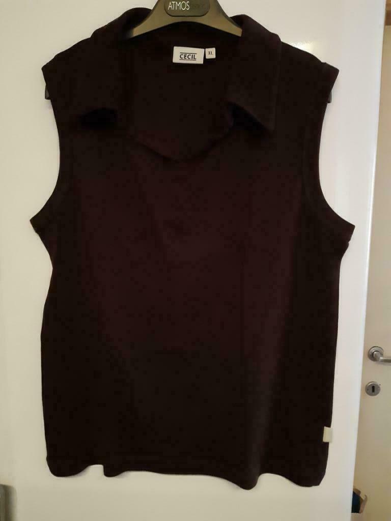 Bruine top merk Cecil maat xl, Kleding | Dames, Bruin, Maat 46/48 (XL) of groter, Ophalen of Verzenden, Zonder mouw