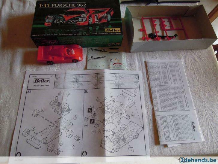 modelkit Porsche 962, Utilisé, Voiture