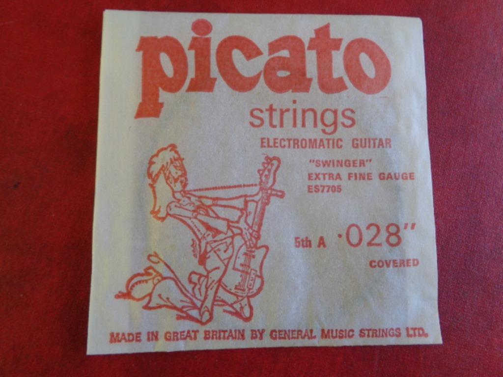 Cordes Pour Guitare électrique. à l'unité" PICATO. Lot 11 P., Musique & Instruments, Instruments | Accessoires, Utilisé, Autres instruments