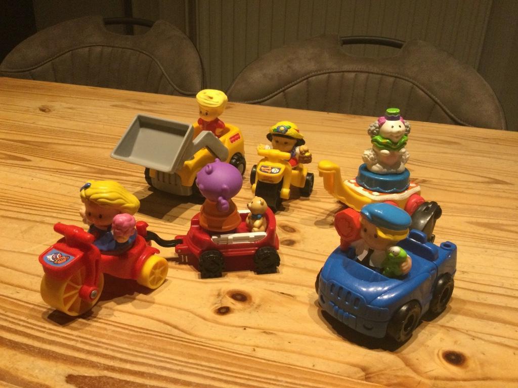 Fisher Price voertuigen en mannetjes lot 1, Kinderen en Baby's, Ophalen of Verzenden, Gebruikt