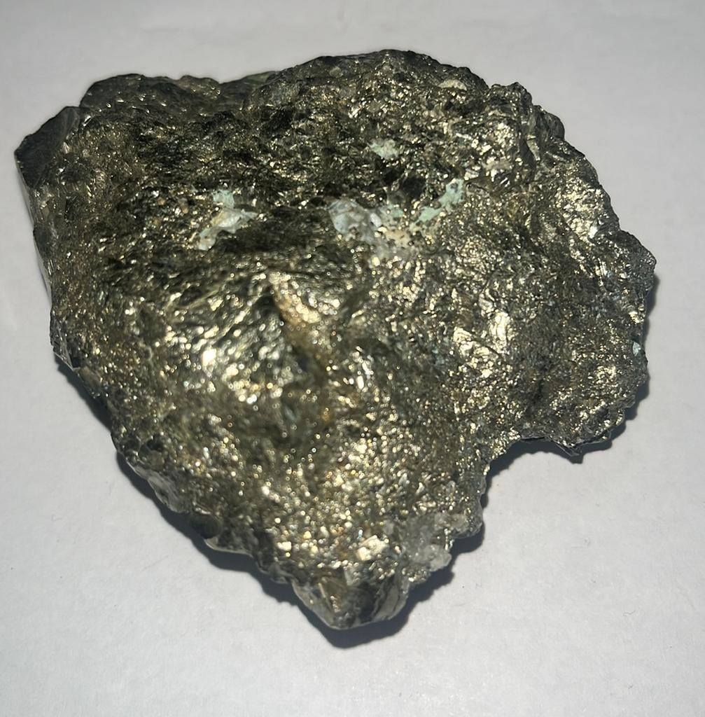 Groot prachtig stuk Pyriet - 382gram - 85mm x 68mm x 44mm, Ophalen of Verzenden