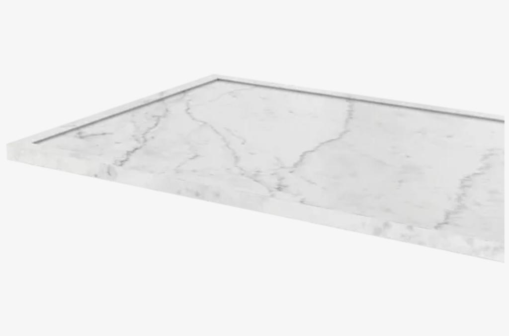 Carrara marmer tablet, Huis en Inrichting, Ophalen, Nieuw, Wasbak of Wastafel