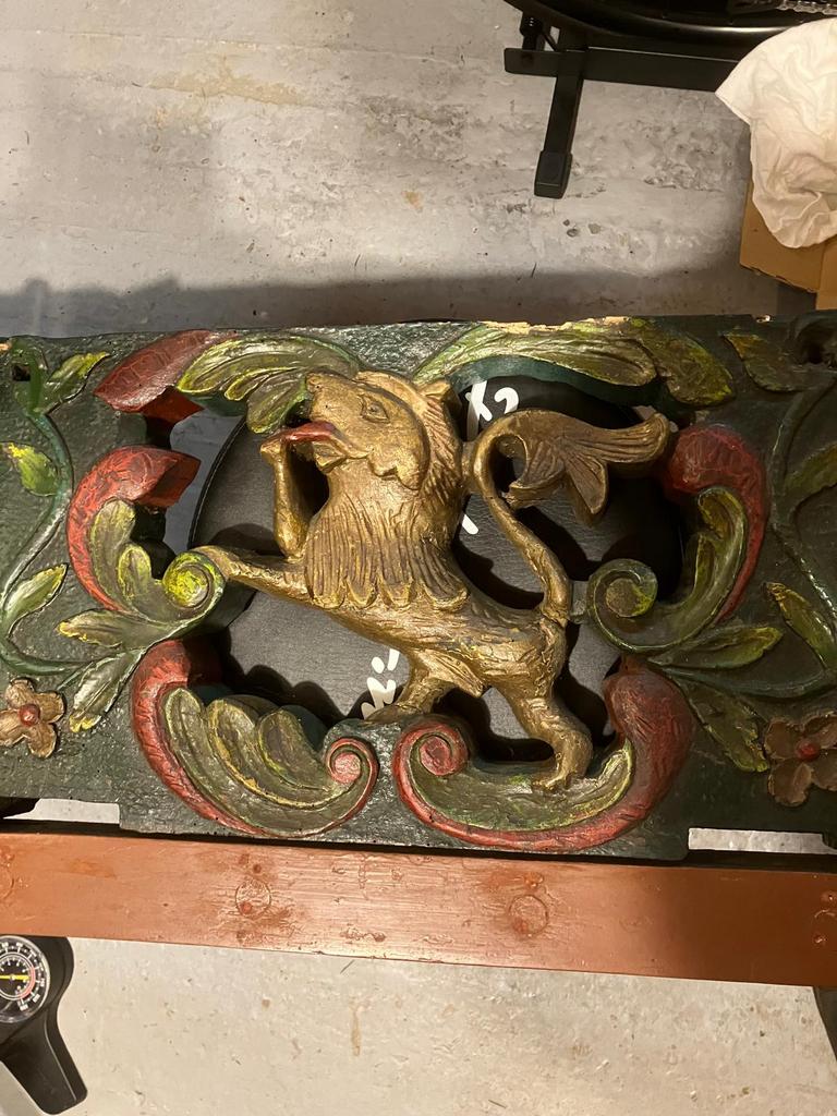 Antiek snijwerk paardenkar/koets, Antiek en Kunst, Ophalen