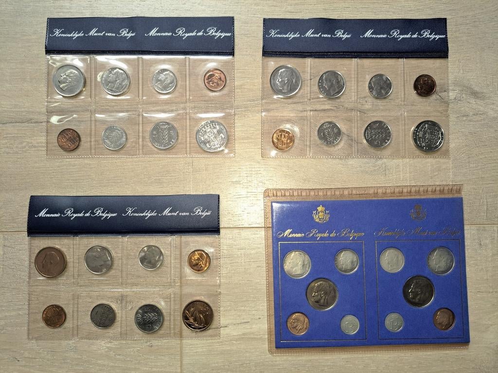 A vendre : coffrets de timbres brillants Belgique., Enlèvement ou Envoi, Monnaie