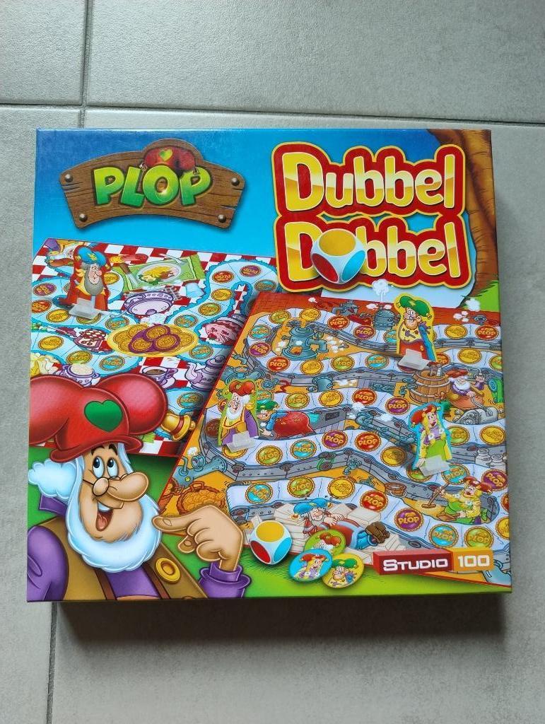 Plop dubbel dobbel, Hobby en Vrije tijd, Een of twee spelers, Ophalen of Verzenden, Gebruikt, Studio100