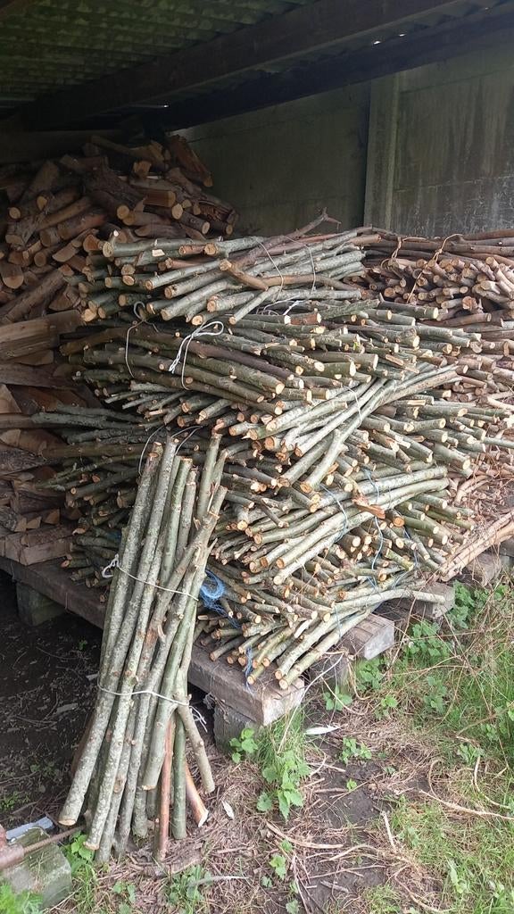 fijn hout , wilgenstokken van ongeveer 2 cm diameter, Tuin en Terras, Brandhout, Ophalen, Overige houtsoorten, Takken