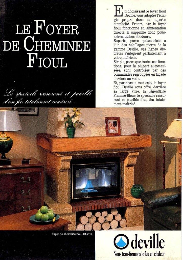 Insert au mazout DEVILLE, Bricolage & Construction, Chauffage & Radiateurs, Neuf, Poêle, 800 watts ou plus, 80 cm ou plus, 60 à 150 cm