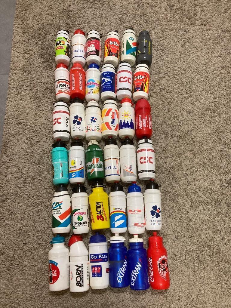 Lot wielerbidons, Ophalen of Verzenden, Gebruikt