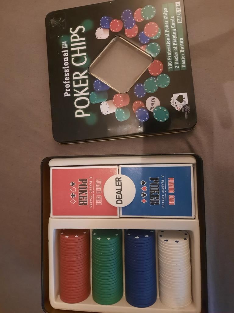 Pokerset, Ophalen