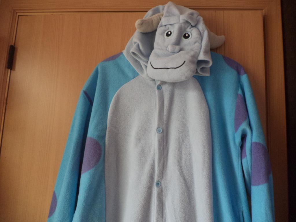 onesie van SULLY (Monsters en Co) : carnaval, Ophalen of Verzenden, Overige figuren, Zo goed als nieuw, Kleding of Textiel