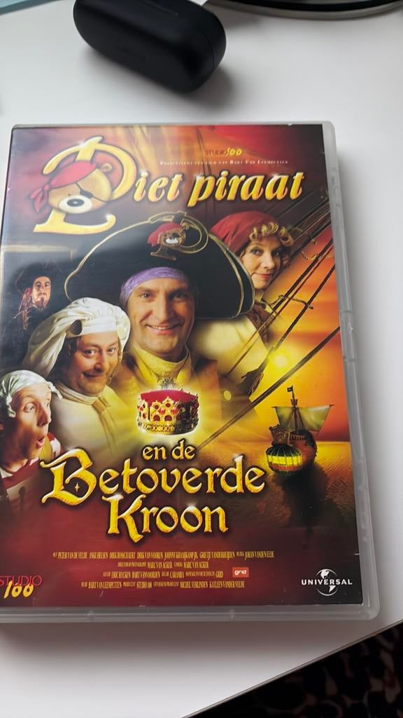DVD Piet Piraat en de betoverende kroon, Ophalen of Verzenden, Zo goed als nieuw