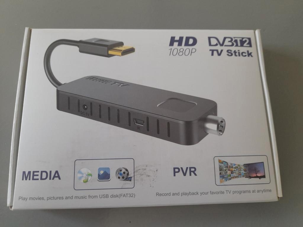 TV Coax naar DVB T2 HDMI tuner /convertor 1080p, Enlèvement ou Envoi, Neuf