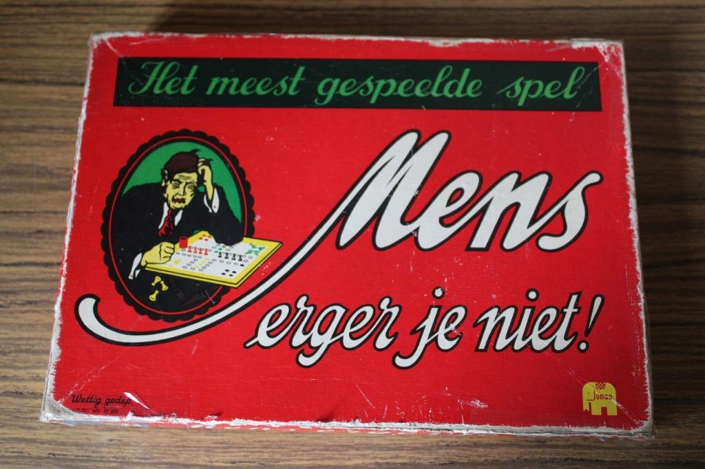 Jumbo Mens erger je niet en ganzenbord, 1 ou 2 joueurs, Enlèvement ou Envoi, Utilisé, Jumbo