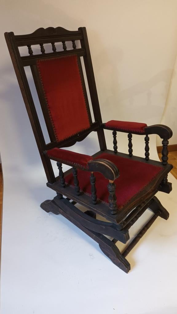 Antieke schommelstoel Engels, Ophalen