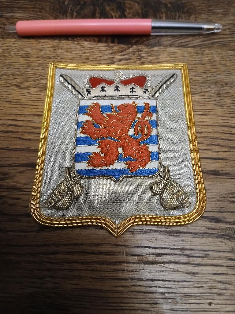 Patch brodé Em province du Luxembourg, Envoi, Armée de terre, Emblème ou Badge