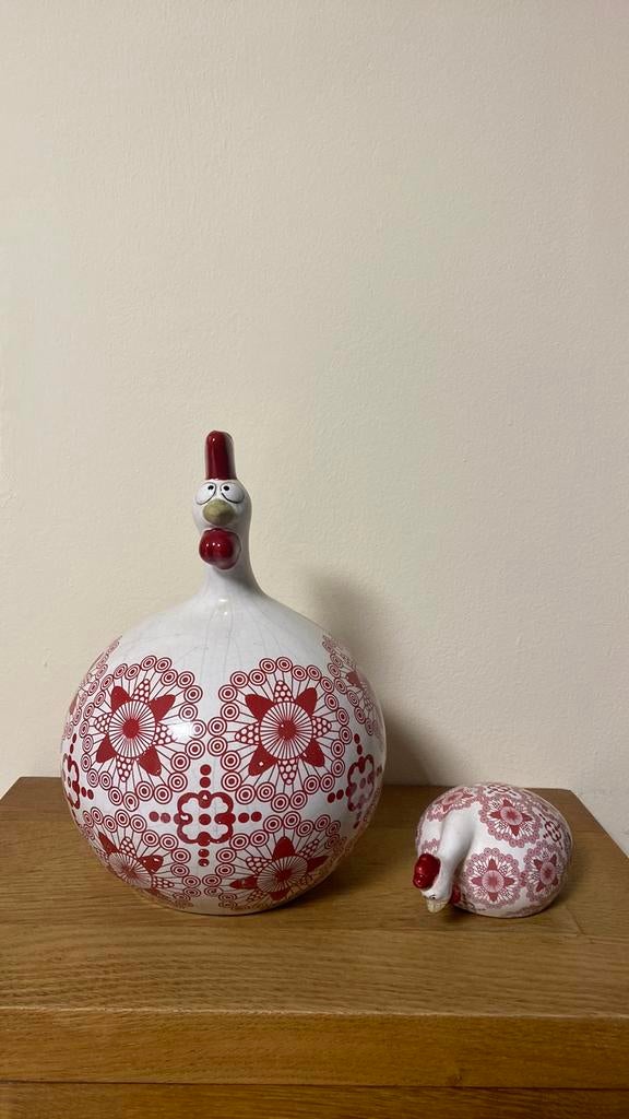 2 poules marocaine une grande et une petite, Antiquités & Art