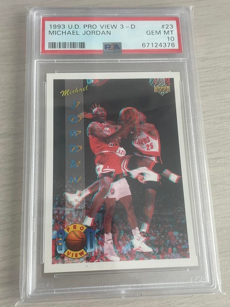 PSA 10 Michael Jordan 1993 UD Pro View 3D, Enlèvement ou Envoi, Neuf, Image