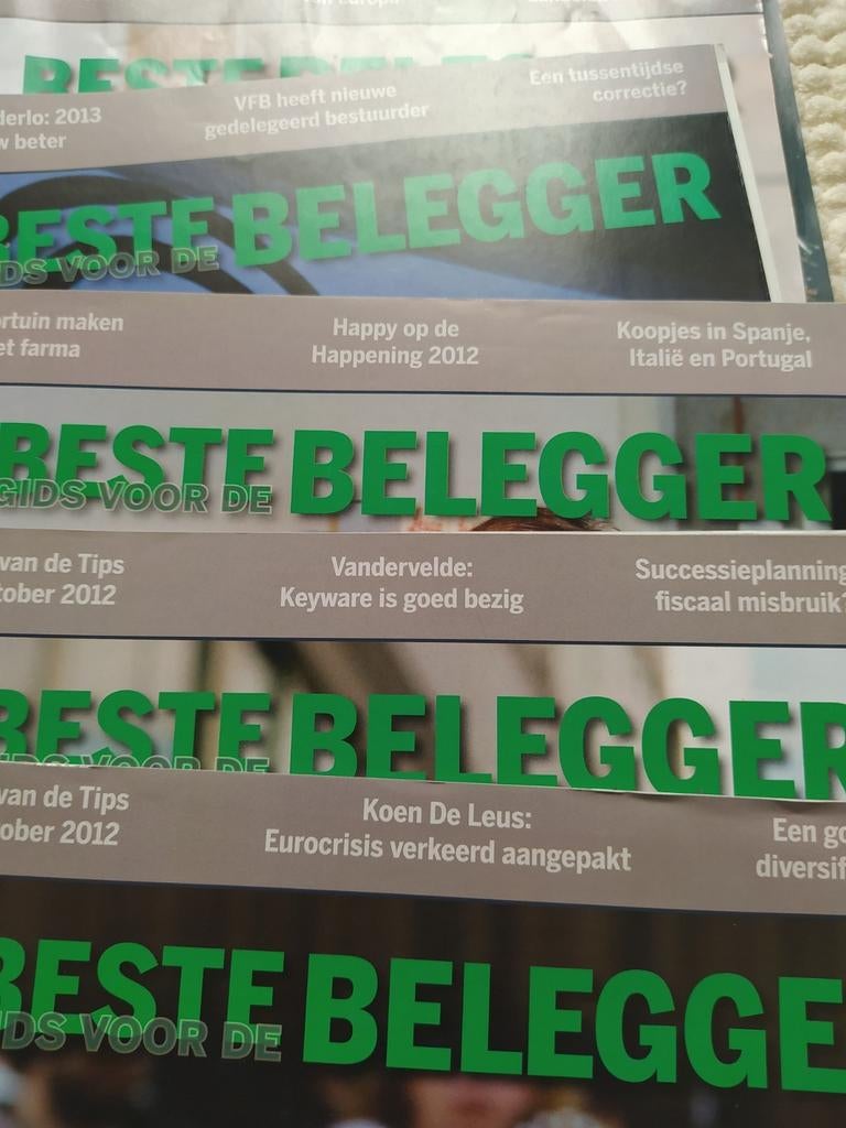 Lot de magazines Best Investor, Enlèvement ou Envoi, Comme neuf