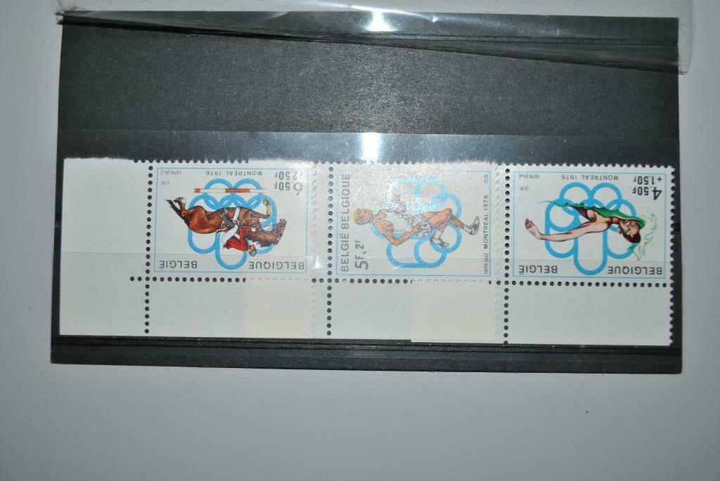 Belgique 1976 JO Montreal MNH Complet, Envoi, Neuf, Europe