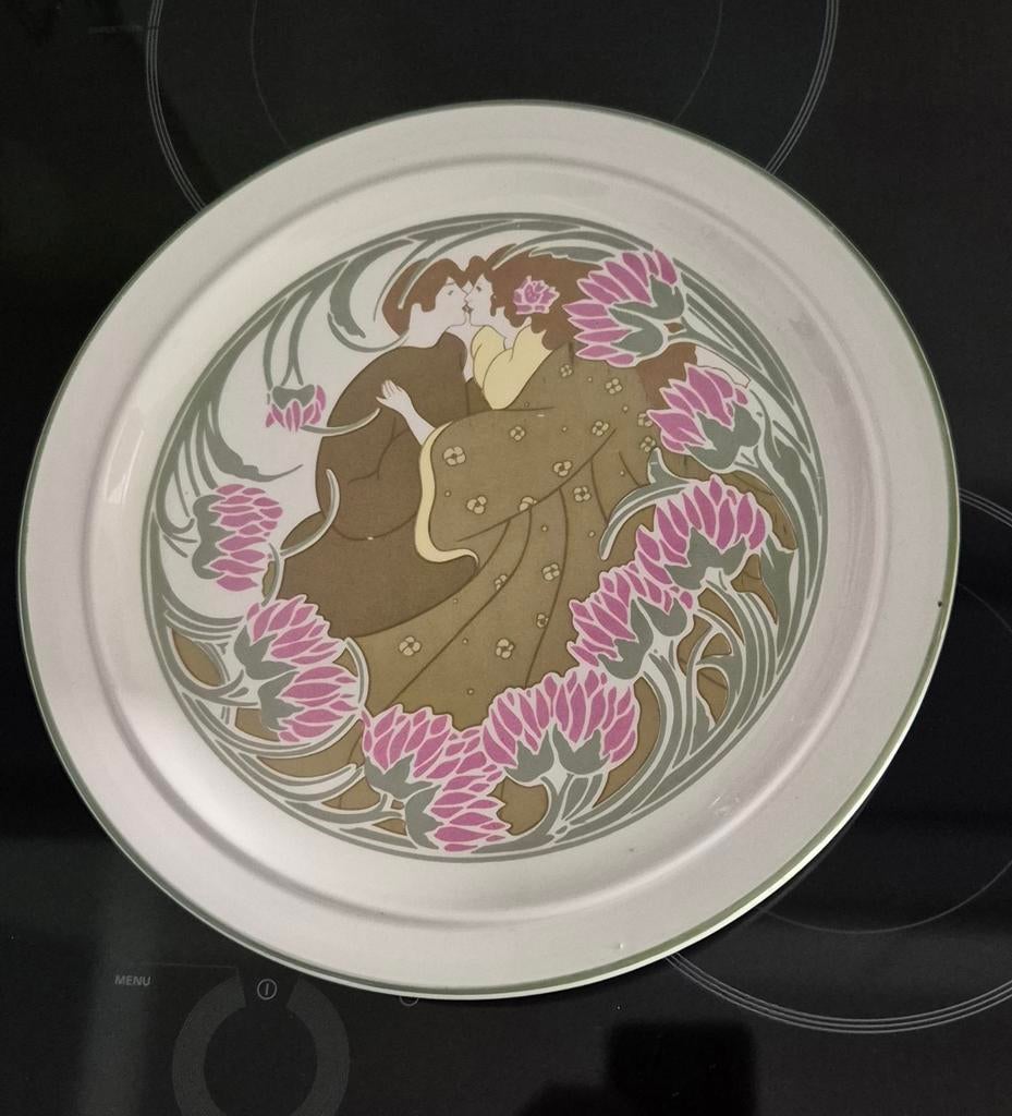 Assiette Art Nouveau Luneville France, Antiquités & Art, Enlèvement