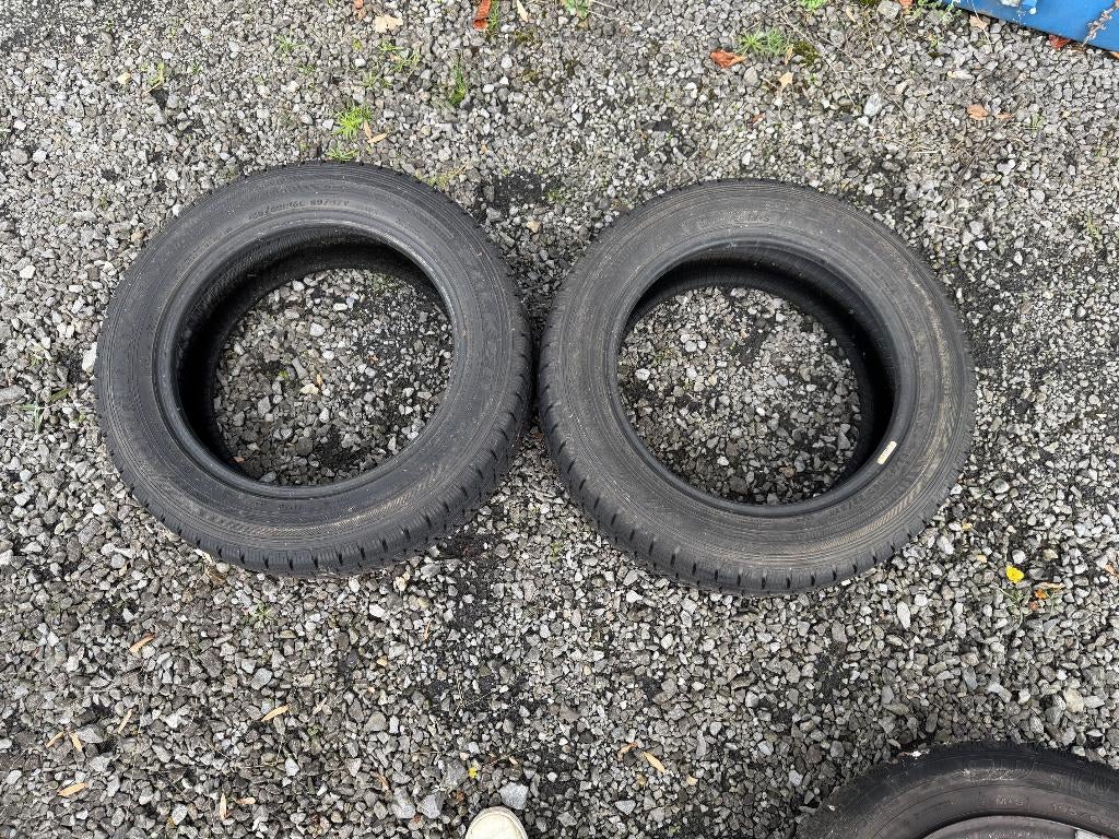2 pneus hiver 195/60R16C, Enlèvement, Utilisé