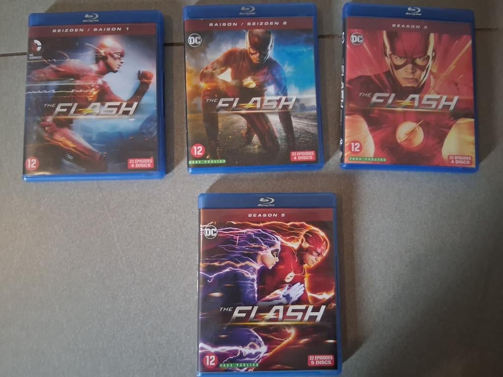The Flash seizoen 1,2,3 en 5 Bluray, Enlèvement