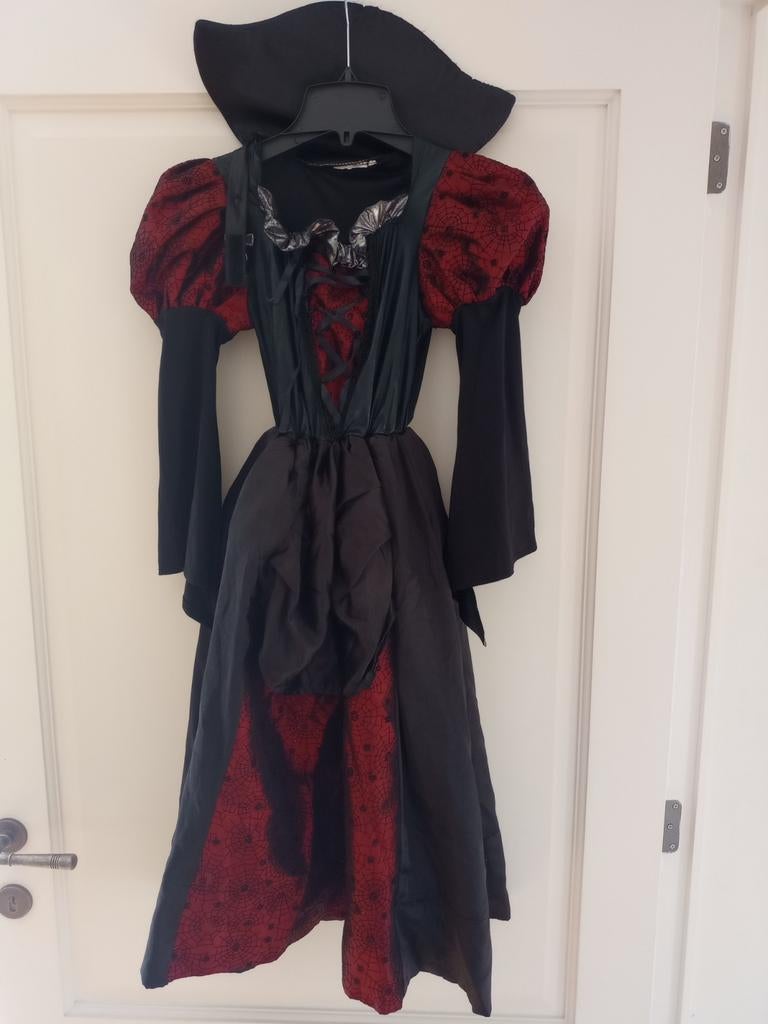 Halloween kleedje leeftijd 7-10 jaar, Ophalen of Verzenden, Zo goed als nieuw
