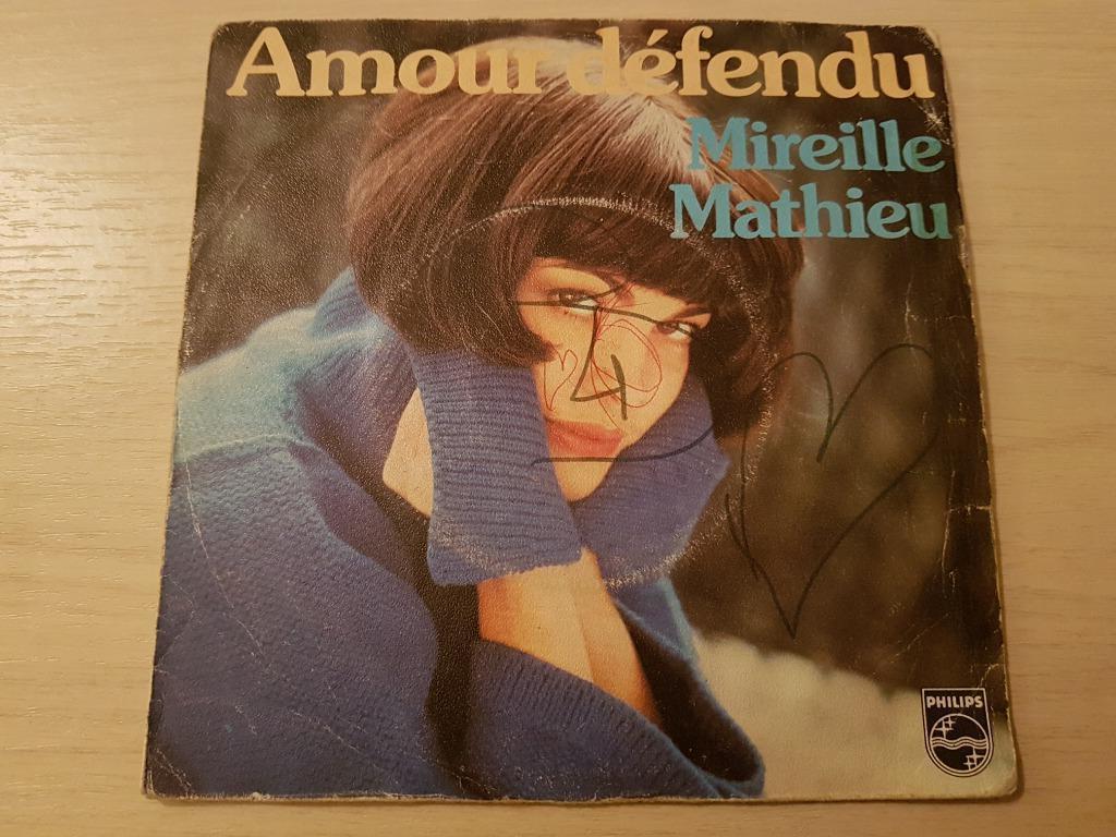 disque vinyl 45 tours Mireille Mathieu, Ophalen of Verzenden, Zo goed als nieuw