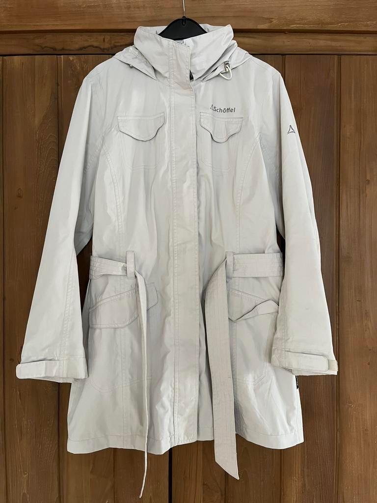 Schöffel regenjas maat 40, Beige, Nieuw, Ophalen of Verzenden, Maat 38/40 (M)