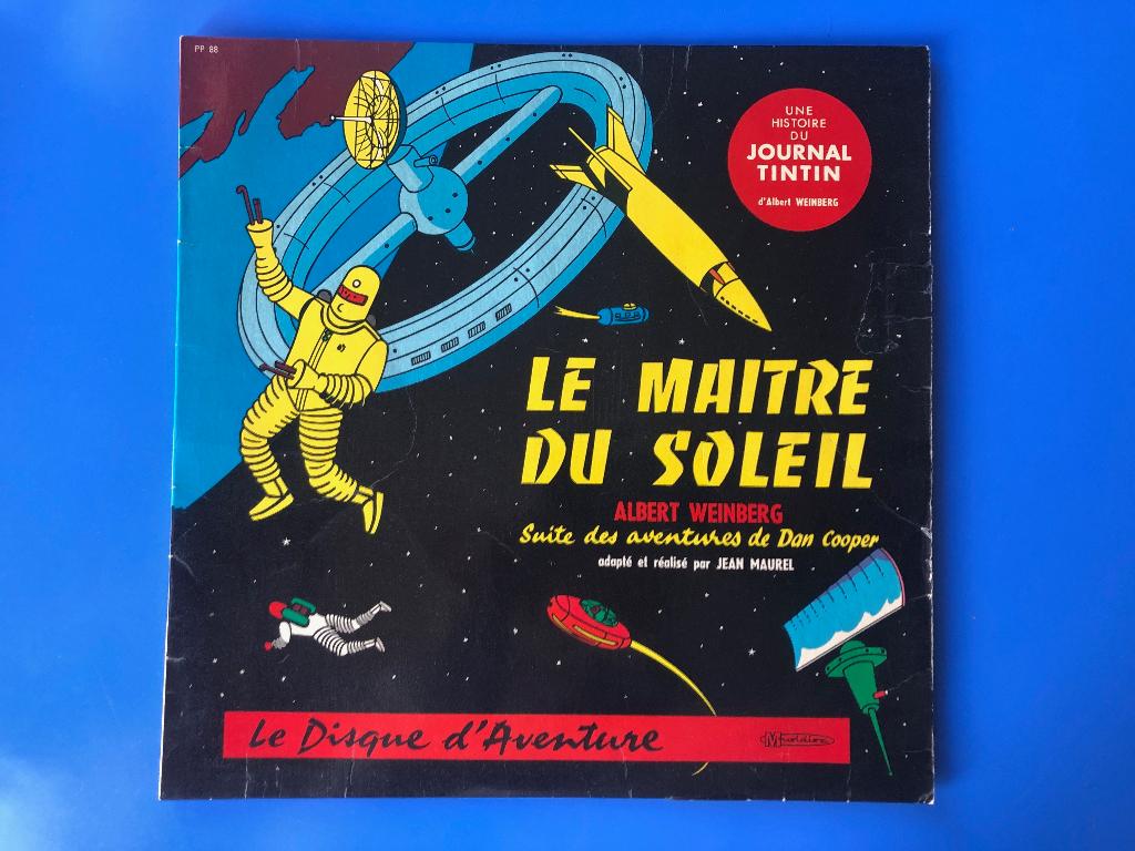 Vinyle Dan Cooper Le maître du soleil - 30 cm PP88 - Tintin, Enlèvement, Autres personnages, Utilisé