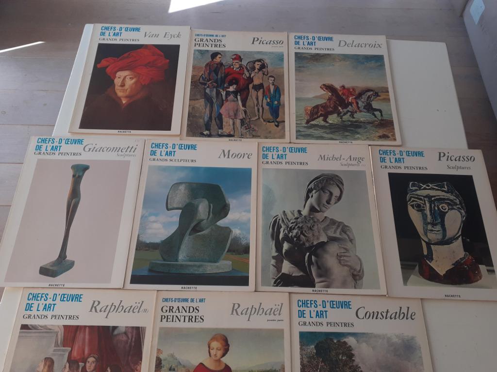 Chefs-D'oeuvre de l'art Grands Peintres -sculpteurs Hachette, Boeken, Ophalen of Verzenden