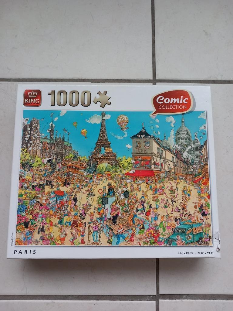 Puzzel 1000 stukjes - Comic Collection - Paris, Enlèvement, 500 à 1500 pièces, Utilisé, Puzzle