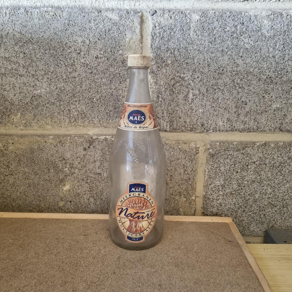 Bouteille de bière Maes Nature (modèle 1), Ophalen of Verzenden, Gebruikt, Flesje(s), Overige merken