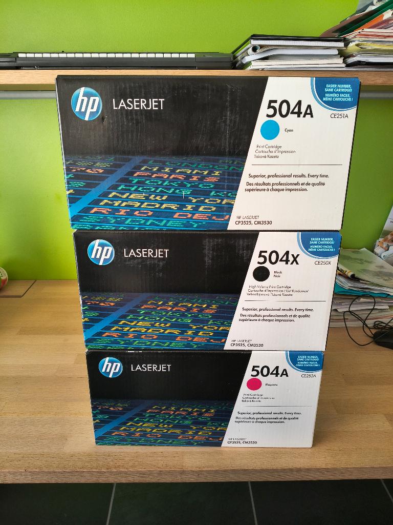 HP laserjet Print Cartridge 504A 504X, Ophalen of Verzenden, Nieuw, Cartridge, HP laserjet
