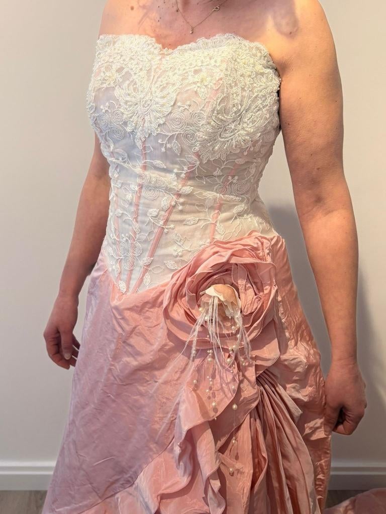 Robe de soirée / demoiselle d'honneur, Rose, Robe de demoiselle d'honneur, ?, Comme neuf