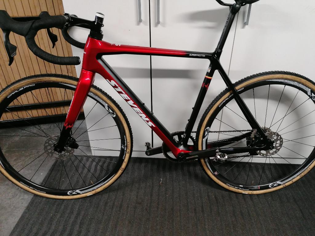 Cyclocross fiets stevens, Fietsen en Brommers, Fietsen | Racefietsen, Zo goed als nieuw, 28 inch, Carbon, 53 tot 57 cm, Ophalen of Verzenden