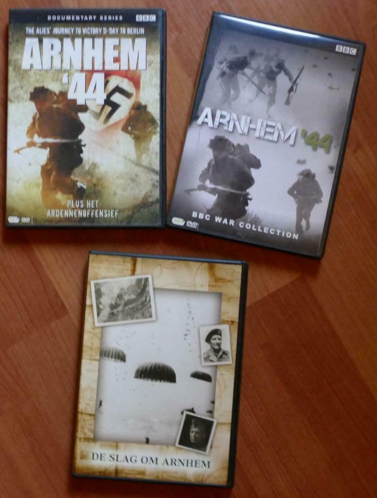 WO II - 3 verschillende DVD's over 'De Slag om Arnhem', Vanaf 12 jaar, Verzenden, Oorlog of Misdaad