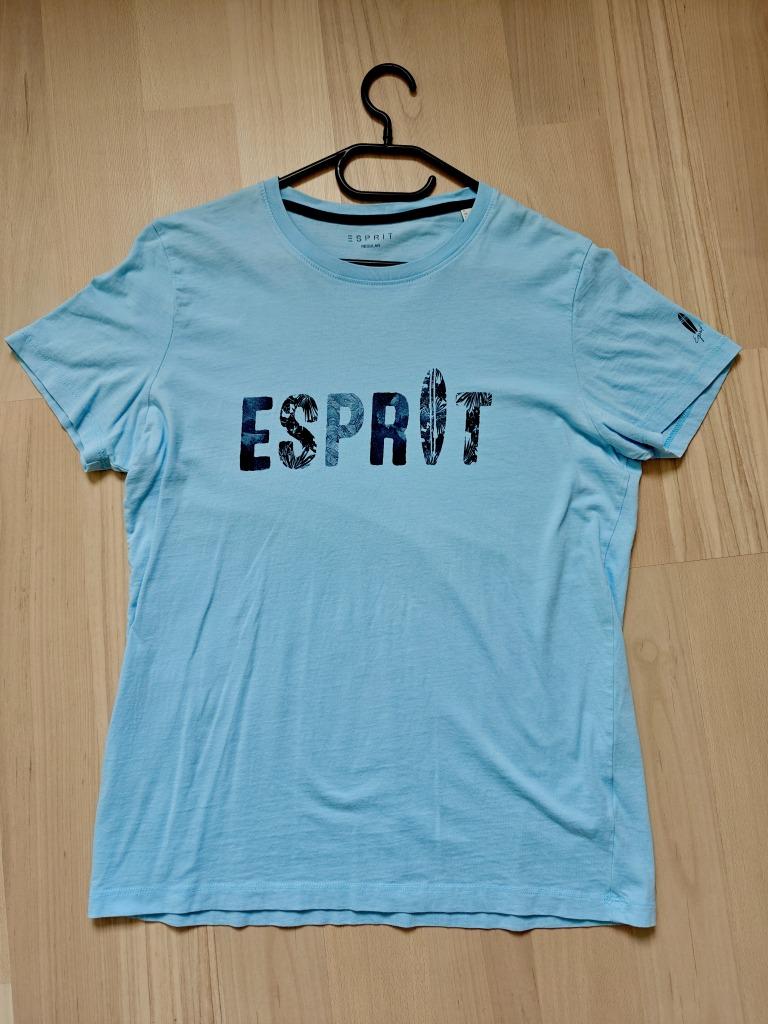 ESPRIT T-shirt Blauw, Kleding | Heren, T-shirts, Ophalen, Maat 52/54 (L), Blauw, Nieuw
