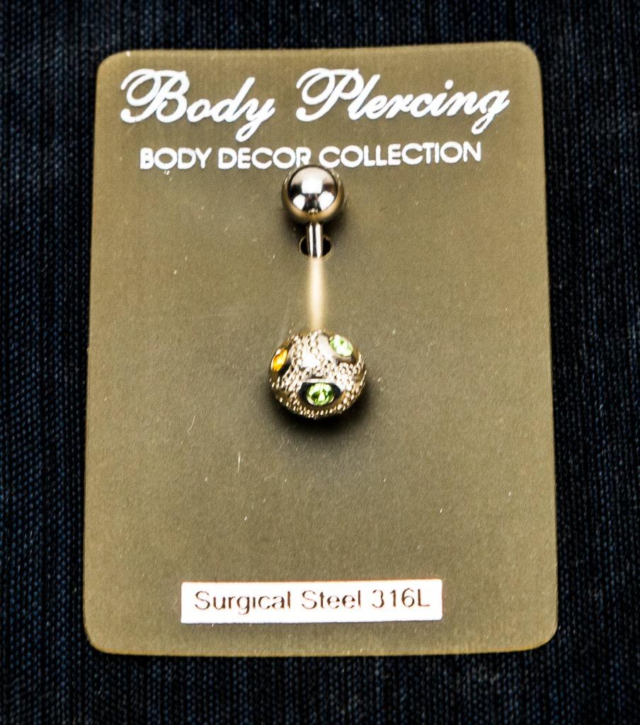 pierres de couleur perçantes, Bijoux, Sacs & Beauté, Piercings, Neuf, Enlèvement ou Envoi, Piercing nombril, Acier