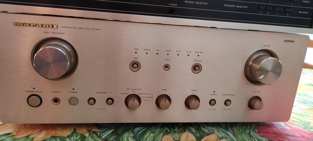 Platine technics SL230&MARANTZ PM 7200, Ophalen, Gebruikt