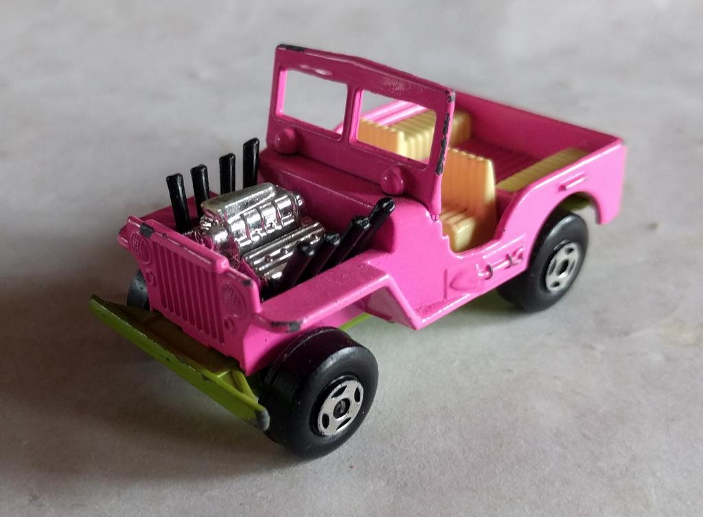 Matchbox Jeep Hot Rod, Hobby en Vrije tijd, Ophalen of Verzenden, Gebruikt, Auto