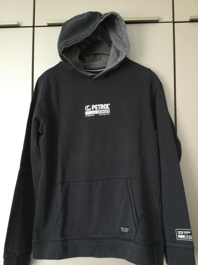 Sweat à capuche noir Petrol taille 176, Garçon, Enlèvement ou Envoi, Pull ou Veste, Petrol Industries